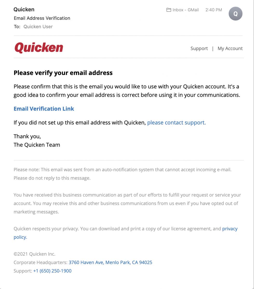 Why Am I Being Asked To Verify My Email Or Phone Number Quicken